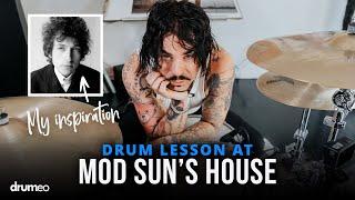 Breaking Down Drum Parts At Mod Suns House