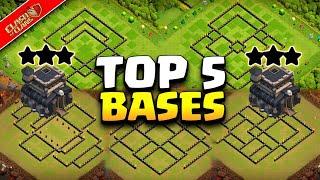 Top 5 th9 war base with copy link Clash of Clans
