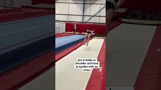 no handed tumbling 101  #powertumbling #gymnast