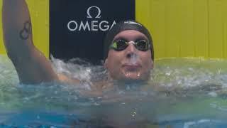 Splash n dash Caeleb Dressel in the 50m freestyle  U.S. Olympic Swimming Trials presented by Lilly