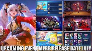 UPCOMING EVENT MLBB JULY 2024 MLBB X DUCATI PROMO DIAMOND STAR WARS COLLECTION SYSTEM ADN MORE