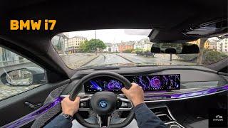 2023 BMW i7 xDrive 60  M60 - POV Drive in Norway