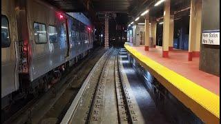 4K60p LIRR M3 Front Window Jamaica to Penn Station