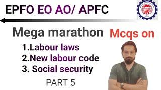 UPSC EPFO EOAO  APFC  1000 super important MCQs of labour laws  industrial relation