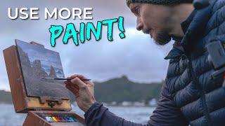 Painting TIP Working from life on the coast - En Plein Air TECHNIQUES