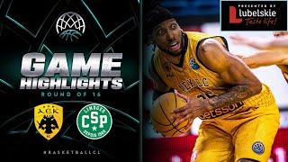 AEK v Limoges CSP  Round of 16 Week 3  Highlights - Basketball Champions League 202223