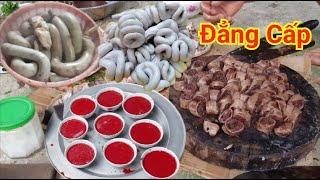 Làm Mâm Lòng Lợn Tiết Canh Lợn 250Kg Cả Xóm Đến Ăn Ai Cũng Khen Ngondelicacies from pig organs