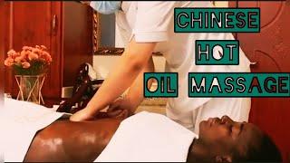 Chinese Hot oil massage  Full body  Black Girl tried out Chinese Hot oil Massage in China