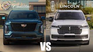 Lincoln Navigator vs Cadillac Escalade 2025 Battle of opulence.