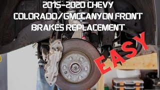 2015-2020 Chevy coloradoGMC Canyon front brakes replacement