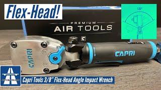 Capri Tools 38” Flex-Head Angle Impact Wrench