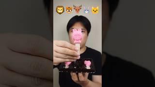 MAKAN COKLAT KARAKTER HEWAN SESUAI EMOJI #asmr #mukbang