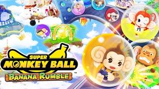 Super Monkey Ball Banana Rumble Full Gameplay Walkthrough Longplay