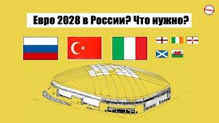 Россия подала заявку на ЕВРО по футболу. Какие требования и кто конкурент?