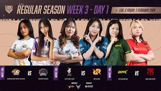 LIVE NOW - WSL S8  REGULAR SEASON WEEK 3 DAY 1