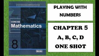 ICSE Class 8  Playing with Numbers  Chapter 5  Selina  Concise Mathematics 