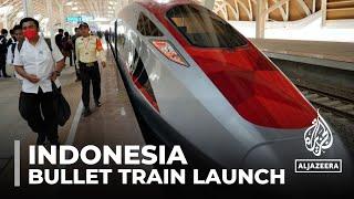 Indonesia launches China-backed Southeast Asia’s first bullet train