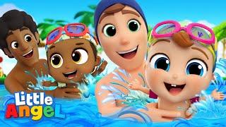 Lets Get Ready For Swimming Lessons  Little Angel Kids Songs & Nursery Rhymes