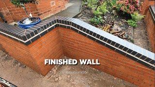Bricklaying - The Great Wall of Wigan Finished 