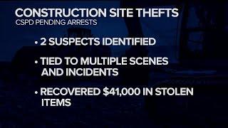 CSPD says progress being made in construction site theft investigations