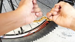 Cara Mudah melepas sambungan rantai sepeda  how to remove the bicycle chain