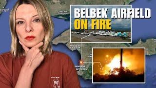 CRIMEA MASSIVE ATTACK BELBEK AIRFIELD ON FIRE & ROBERT FICO ATTEMPT Vlog 685 War in Ukraine