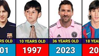 Lionel Messi - Transformation From 1 to 36 Years Old