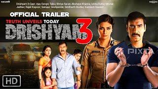 Drishyam 3 - Official Trailer  Ajay Devgn  Tabu Shriya SaranAkshaye Khanna Ishita Dutta Updates