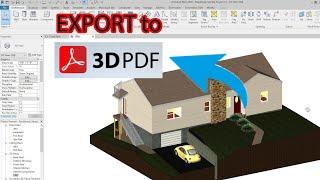 How to export any 3D model to 3D PDF - Free and Simple