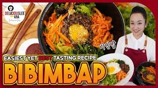 BIBIMBAP - The easiest yet best recipe to follow Most popular Korean Dish  비빔밥