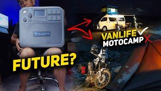 KAKAIBANG BATTERY PANG MOTOCAMPING?  BLUETTI AC200P + PV200 REVIEW