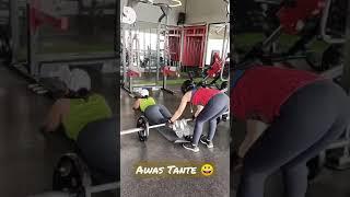 Saat tante nge-gym gak tepos #shorts #gym #sexy #viral