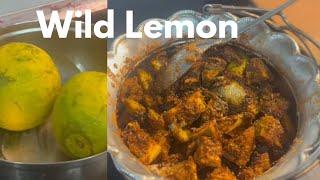 நம் பாரம்பர்ய கடாரங்காய் ஊறுகாய் - Kadarangai Wild Lemon Big Citron Pickle