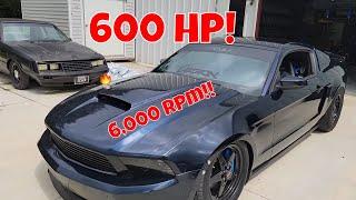 6000 rpm 600 rwhp 2-Step 3.7L V6 Mustang NPG Turbo Kit #MafiaBuilt #MafiaTuned #shorts