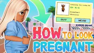 HOW TO LOOK *PREGNANT* on BERRY AVENUE