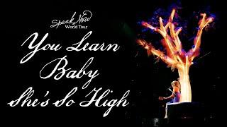 Taylor Swift - You LearnBabyShes So High Live on the Speak Now World Tour