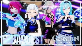 【MMDGenshin Impact】 KDA - THE BADDEST - Cryo Queens 