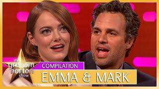 Emma Stone & Mark Ruffalo Try To Avoid ‘Poor Things’ Spoilers   The Graham Norton Show