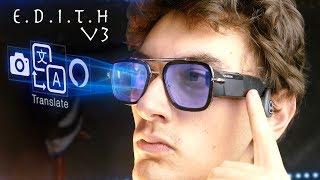 Real E.D.I.T.H Glasses V3 - The Most Advanced Smart Glasses Image Translation Voice Assistant