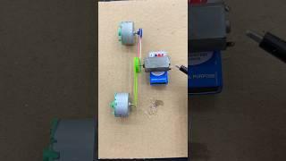 DIY DC to DC Motor Generator  How to Make a DC Motor a Generator #shorts #motor #dcmotor