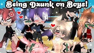 BEING DRUNK ON BOYS  Gacha Club  Pranks  Challenges  Audrey Cookie 