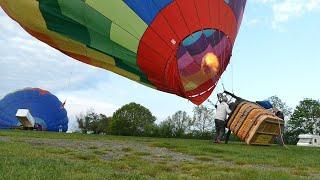 Hot Air Balloons - Inflate Launch and Chase