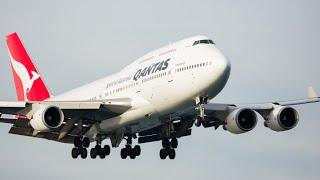 Impossible Landing Qantas Airlines Boeing 747 at Haneda Airport