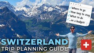 Swiss Trip Planning Guide  Switzerland Itinerary on a Budget  Know Before You Visit Switzerland