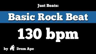 130 bpm Basic Rock Drum Beat *backing track*