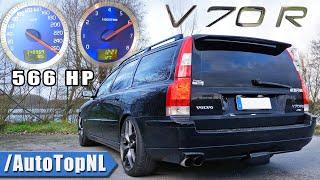 566HP Volvo V70R *BIG TURBO* 100-200 & INSANE SOUND by AutoTopNL