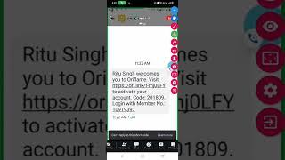 how to create oriflame password new update