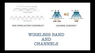 Wireless principles  wireless bands and channels  non-overlapping channels  channel bonding