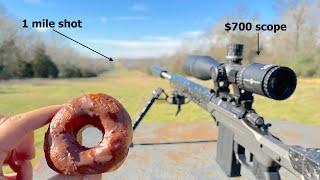Shooting a Donut 1 Mile Away
