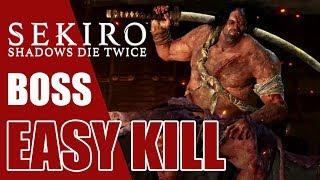 KILL THE BOSS JUZOU THE DRUNKARD - Sekiro Shadows Die Twice - Easy Kill